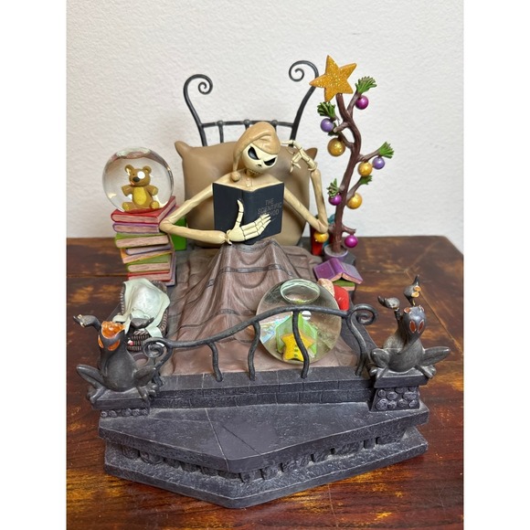 Other - Disney Nightmare Before Christmas Jack Skellington Zero Bed Scene Sculpture